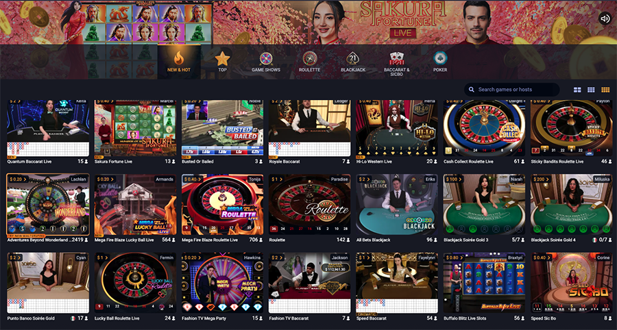 Vavada Table Games