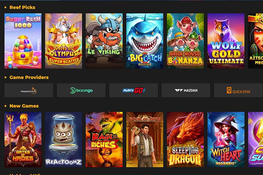 ReefSpins Online Slots